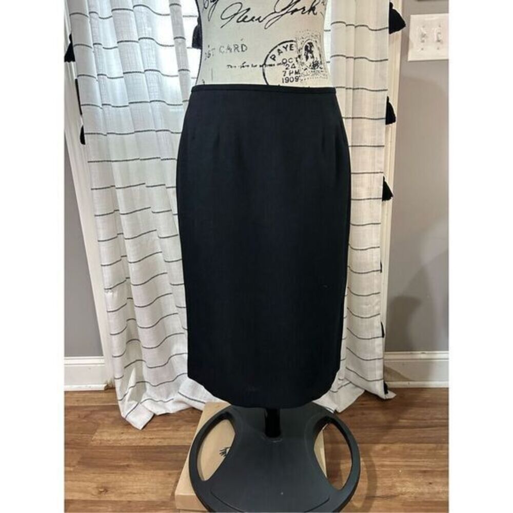 Black Pencil Skirt Size 8 Fully Lined